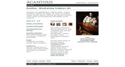 Desktop Screenshot of acanthus.ie